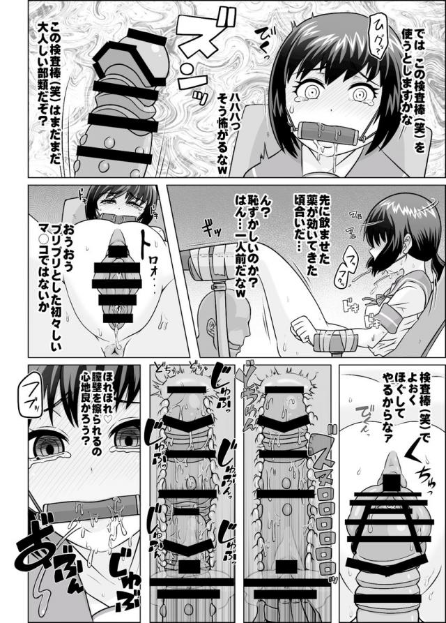 吹雪が近代化改修されることになったがマンコを丸出しにされ椅子に縛り付けられる！媚薬を飲まされていた吹雪がとろとろマンコにバイブを挿入されど派手にイカされ、さらにアナルを犯されてめちゃくちゃに二穴中出しレイプされる！