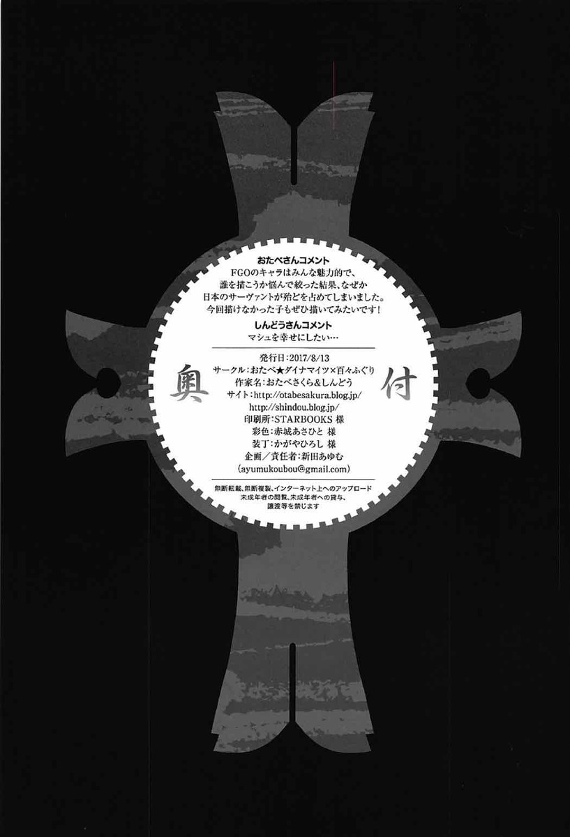 絶倫の概念礼装を引き当ててしまったマスターが暴走してしまい、マシュたちに体を縛り付けられる。バキバキに勃起した先輩を見てマシュがなんとか鎮めようとドキドキしながらフェラを始める！口内発射されるが先輩の暴走がおさまらない上にロープが解けて先輩に押し倒されたマシュが中出しレイプされる！