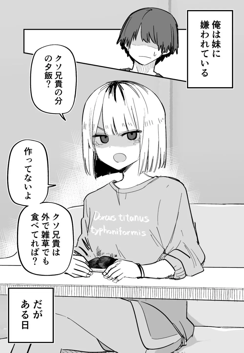 俺のことが大嫌いな妹が怖い