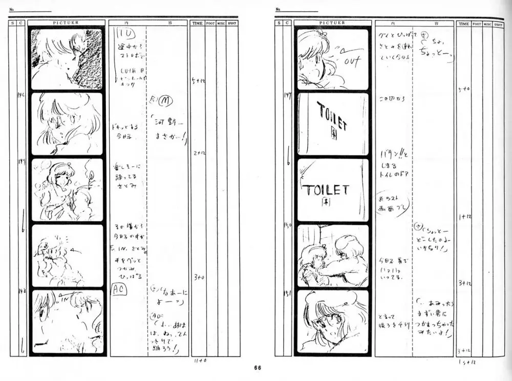 くりいむレモン 絵コンテ･設定資料集 PART1 ｢媚･妹･Baby｣ ＆ PART5｢亜美･AGAIN｣