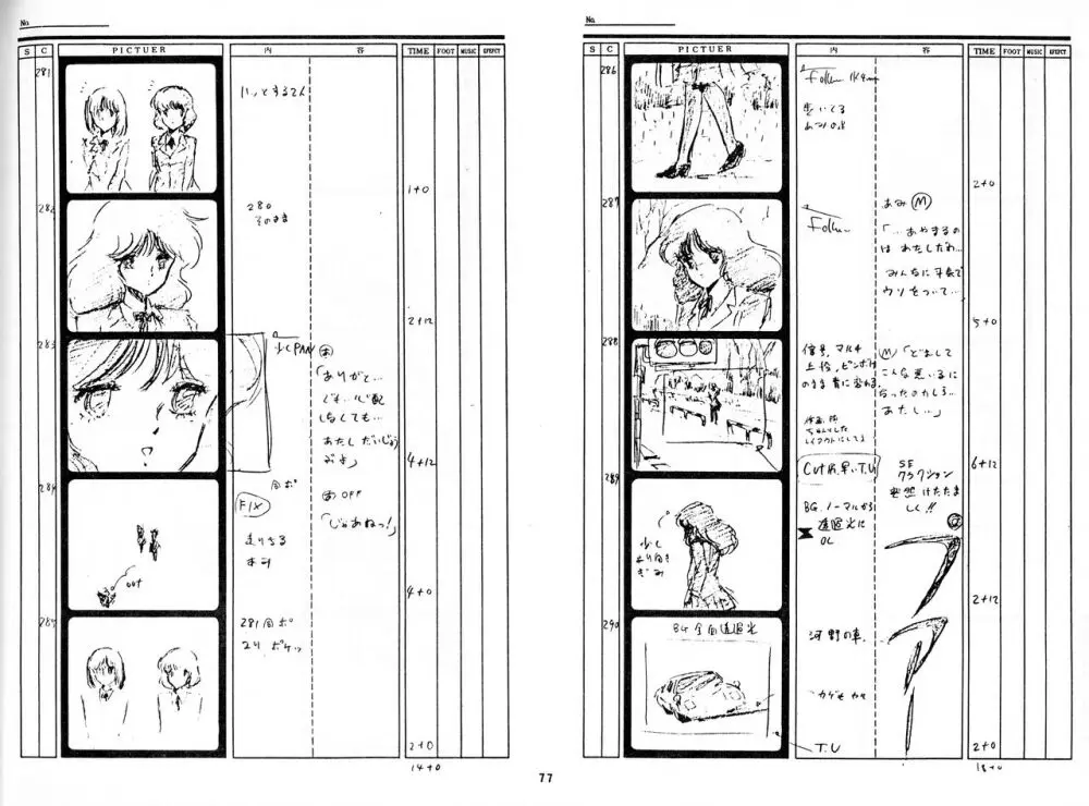 くりいむレモン 絵コンテ･設定資料集 PART1 ｢媚･妹･Baby｣ ＆ PART5｢亜美･AGAIN｣