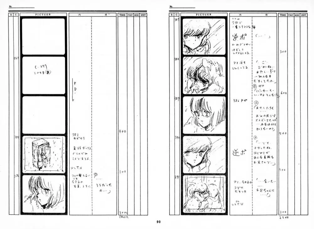 くりいむレモン 絵コンテ･設定資料集 PART1 ｢媚･妹･Baby｣ ＆ PART5｢亜美･AGAIN｣