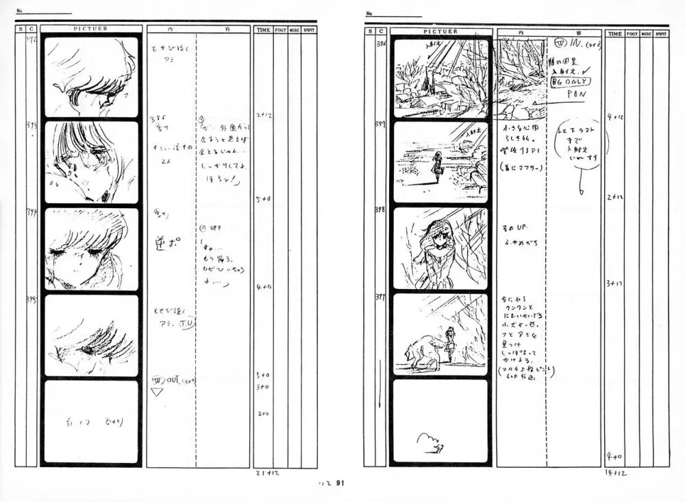 くりいむレモン 絵コンテ･設定資料集 PART1 ｢媚･妹･Baby｣ ＆ PART5｢亜美･AGAIN｣