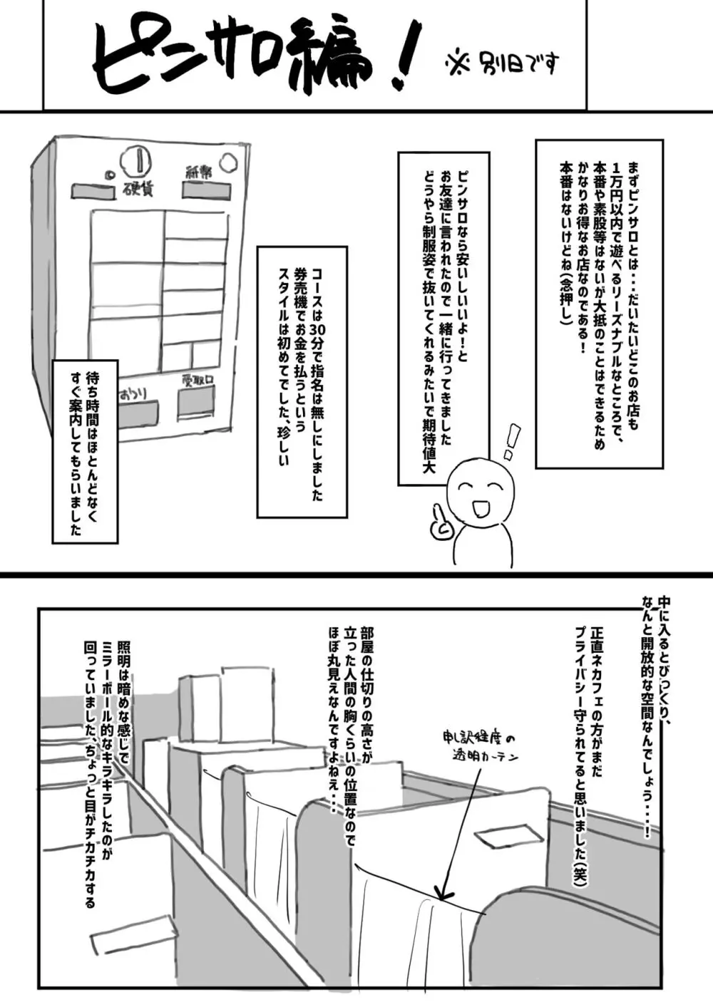 風俗レポ漫画 1 コスプレ痴●店編